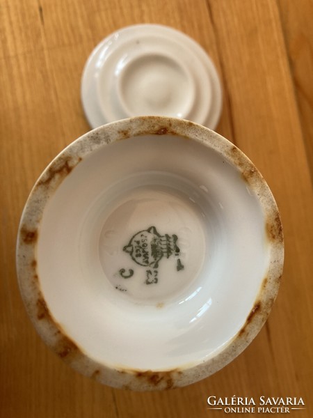 Zsolnay porcelain apothecary pot