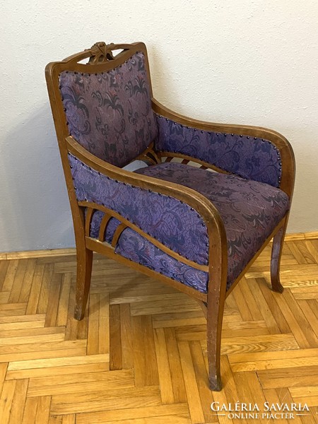 Art Nouveau armchair