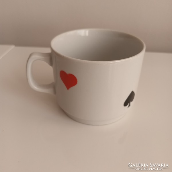 Zsolnay card pattern mug