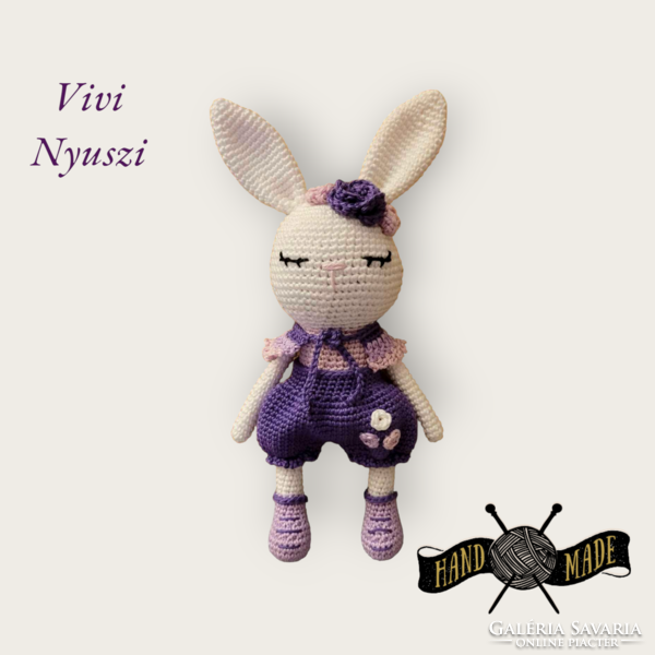 Amigurumi horgolt Vivi a szende Nyuszi