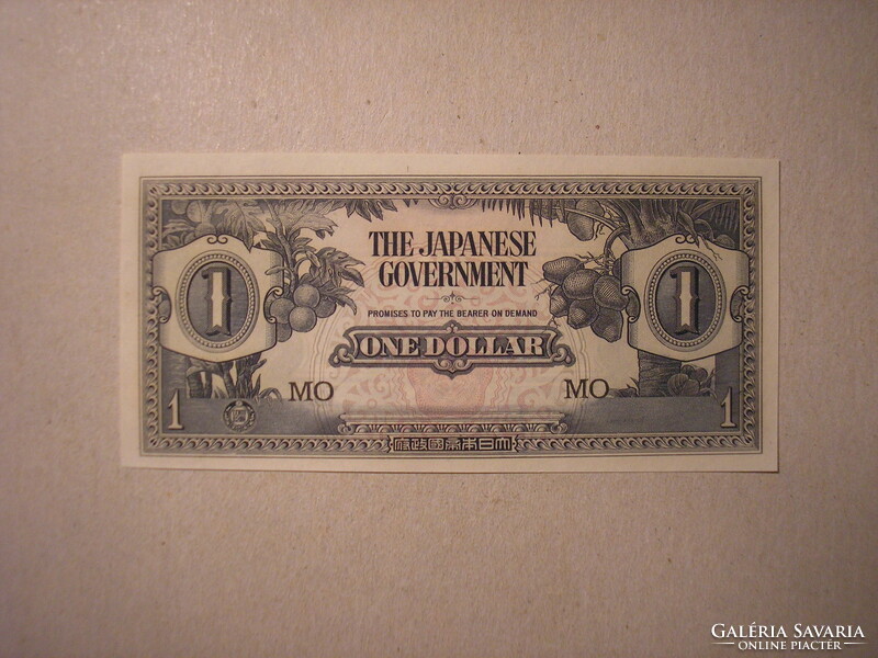 Malaya, Japanese Occupation-$1 1942 oz