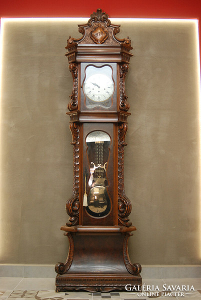 French baroque standing clock