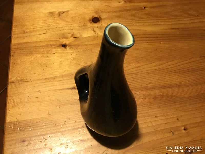 Retro glazed ceramic vase