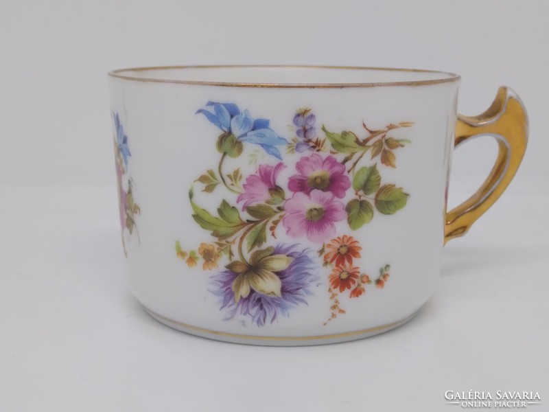 Hüttl tivadar beautiful coffee or tea cup. Rarity, for collection.
