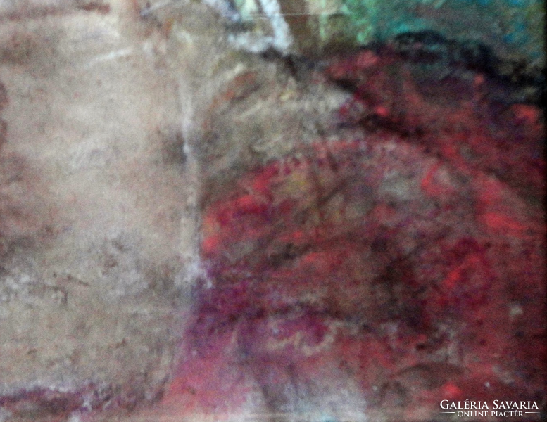 Ismeretlen festő (Rippl-Rónai?): Kalapos hölgy