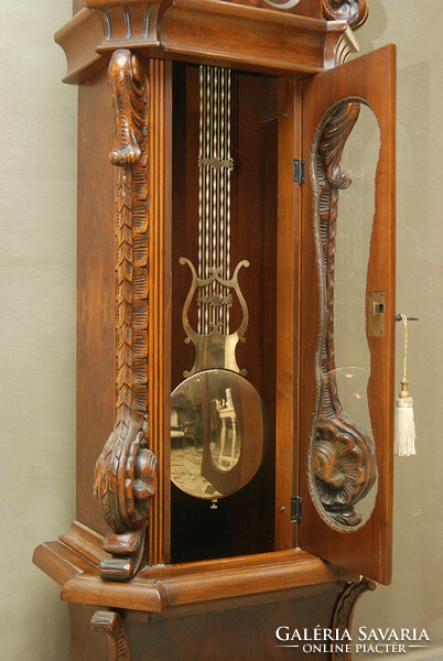 French baroque standing clock