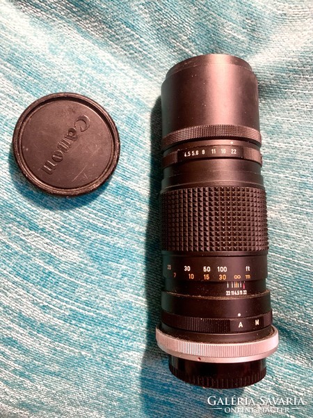 Vintage canon lens fl 200mm 1:4.5