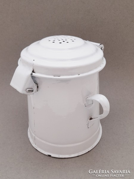 Small enamel grease bucket, 1 l, rare size