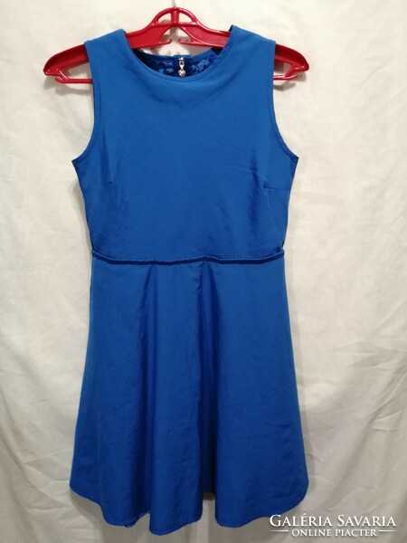 Size 34 women's, girl's blue lace dress, with lining.