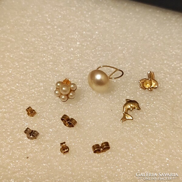 9K (375) gold jewelry pieces