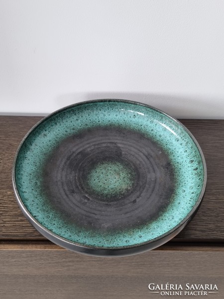 Huge Bodrogkeresztúr ceramic bowl, serving dish, table centerpiece - 37 cm rare piece