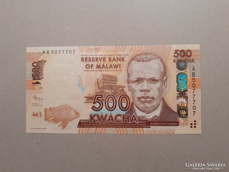 Malawi-500 Kwacha 2012 UNC