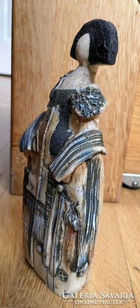 Spanish ceramic female statue