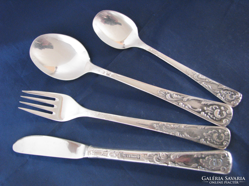 Silver plated Russian cutlery set