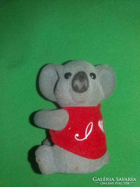 Retro love clip-on clingy micro velvet koala bear as shown in the pictures