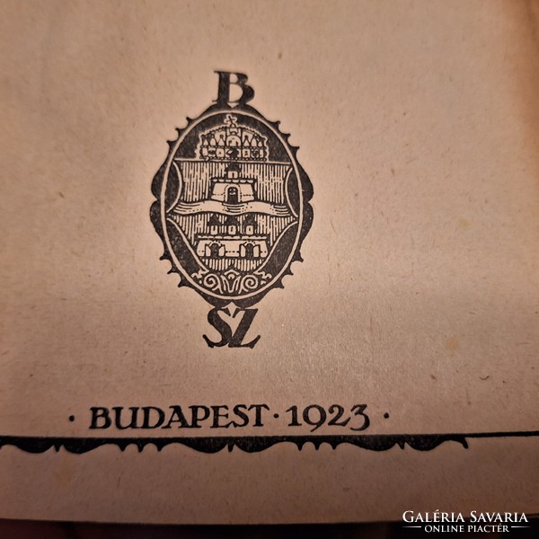 Extremely rare! 1923 Centenary edition of Petőfi's poems. Published by the audience of the capital city of Budapest