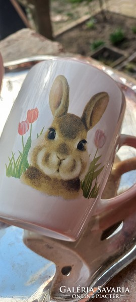 2 bunny mugs