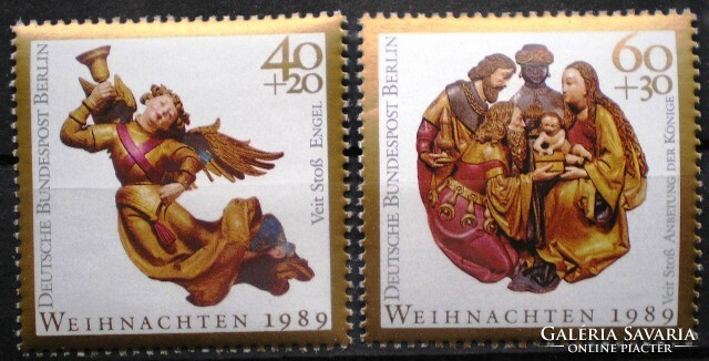 BB858-9 / Németország - Berlin 1989 Karácsony bélyegsor postatiszta