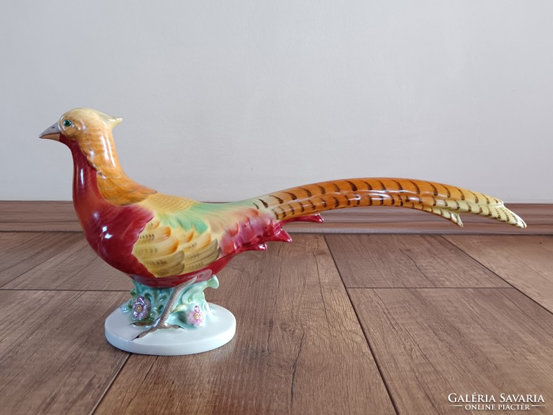 Old Herend pheasant figure