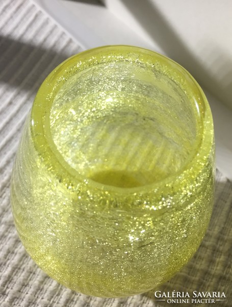 Csodás karcagi fátyolüveg váza (100)