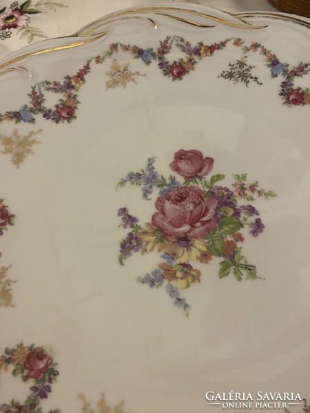 Vintage bavarian pink porcelain tray