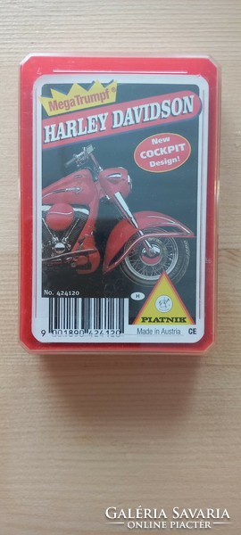 Piatnik harley davidson card quartet unopened pack from collection