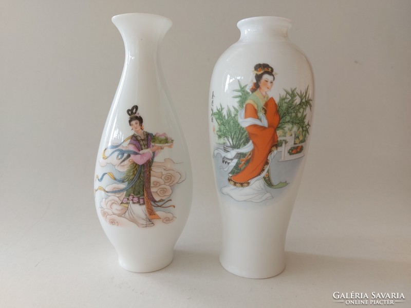 Régi japán porcelán kis váza 2 db