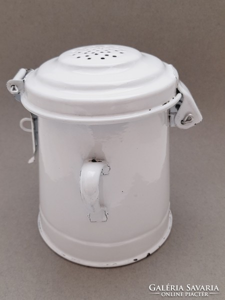 Small enamel grease bucket, 1 l, rare size