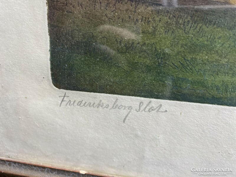 Hard to read signature: frederiksberg slot