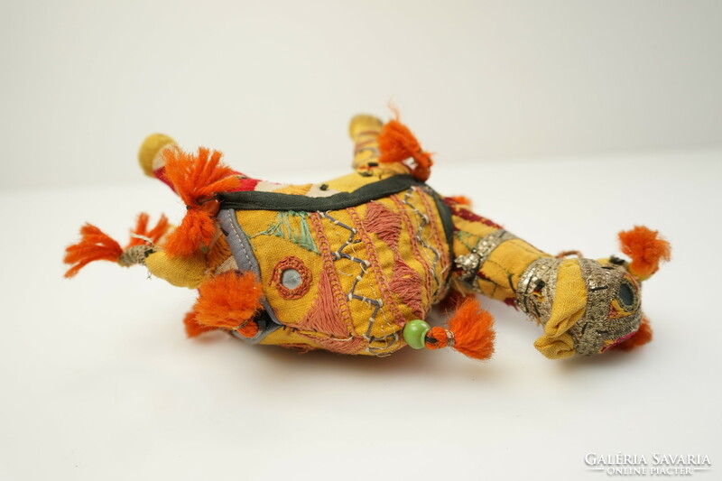 Retro Indian Patchwork Rajasthani Stuffed Toy Camel / Toy Figure / Old Pupu Camel