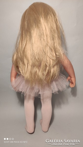 Vintage jelzett eredeti Götz baba balerina plasztik test eredeti ruhájában 576 - 20