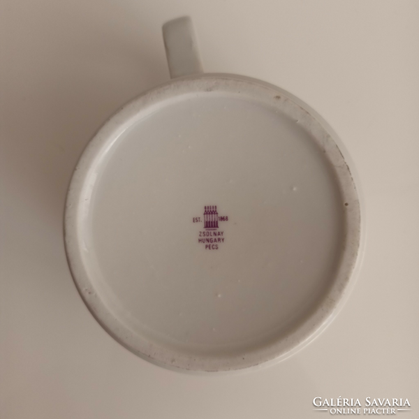 Zsolnay card pattern mug