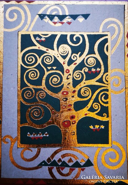 Tree of Life artistic postcard turnowsky's art