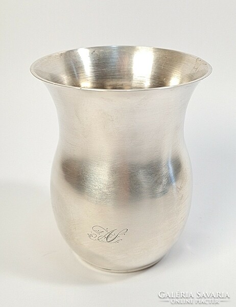 Antique Viennese 13 lat silver cup / goblet