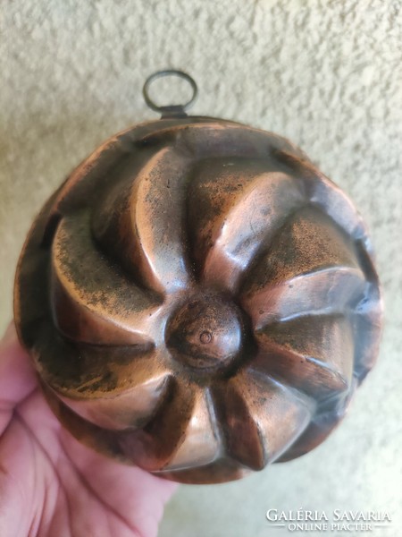 Old copper oven form