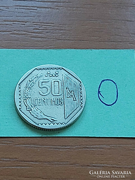 Peru 50 cm 1994 copper-nickel #o