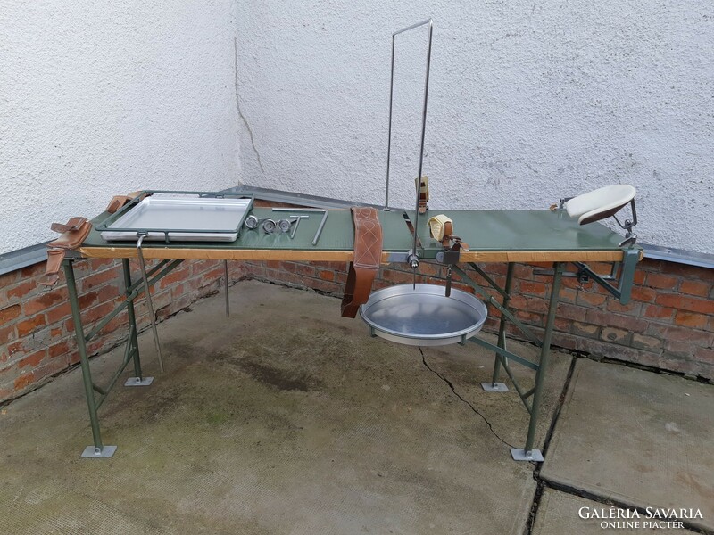 Field military hospital operating table