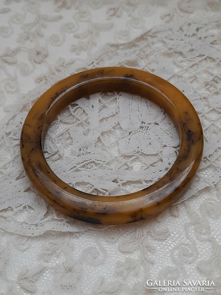 Vintage vinyl bracelet, bangle