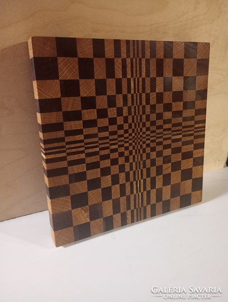 3D illusion cutting board made of hardwood, unique thick luxury