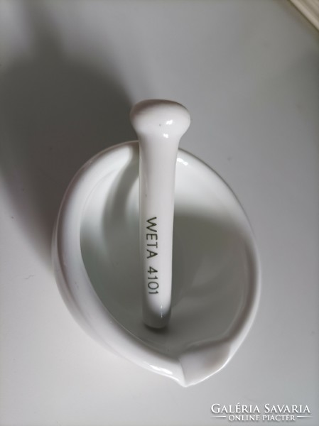Pharmacy, laboratory porcelain mortar with grater haldenwanger berlin