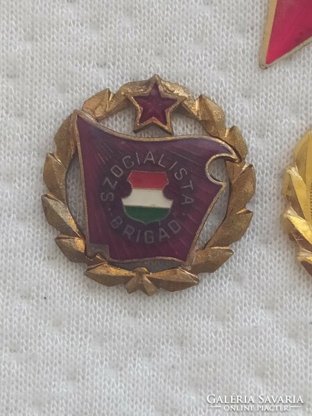 Socialist brigade, excellent worker badge, badge!