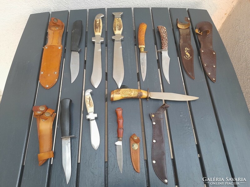 HUF 1 hunting knife collection, 9 pcs