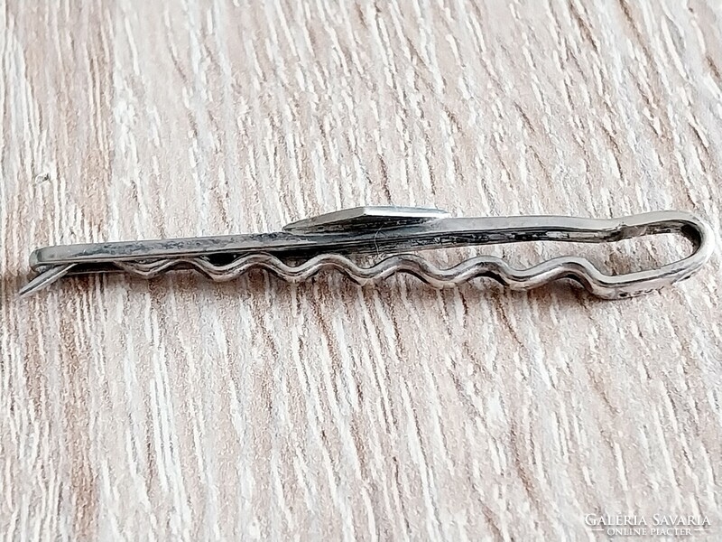 Beautiful antique silver hair clip!