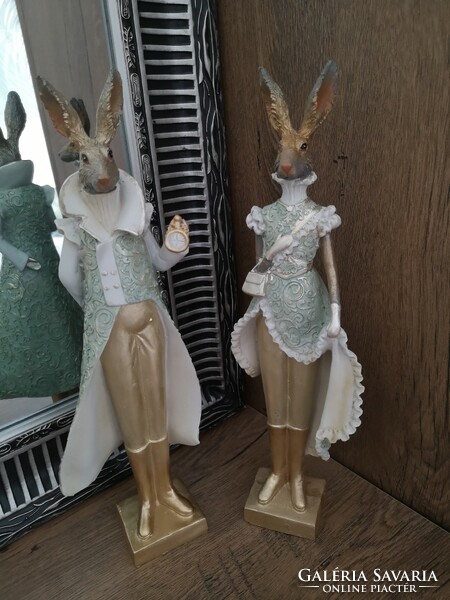 Lady and lord, bunny couple
