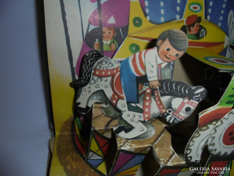 In the amusement park - v. Kubasta - retro spatial storybook 1972