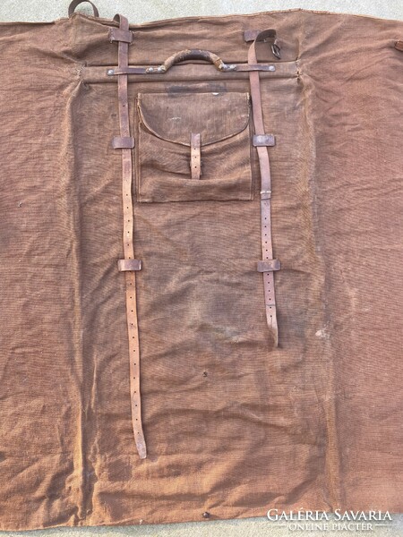 Antique foldable travel bag traveling bag 117 x 127 cm