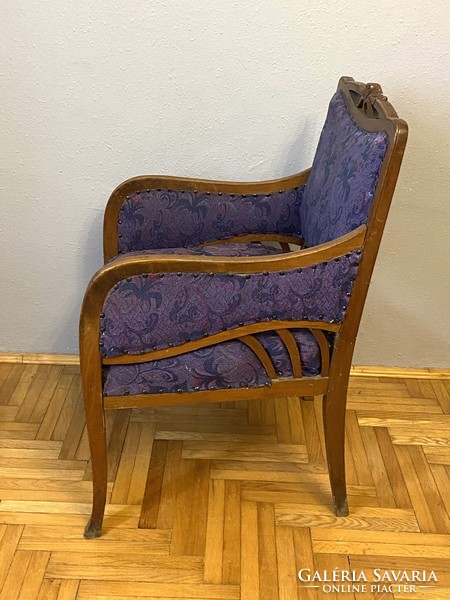 Art Nouveau armchair