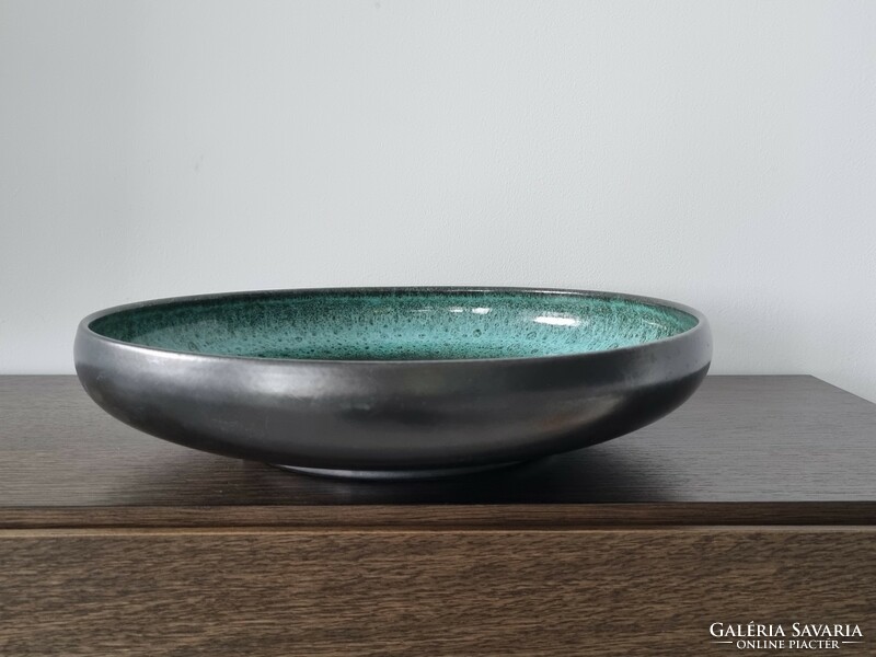 Huge ceramic bowl (bodrog cross), offering, center of the table - 37 cm rare piece
