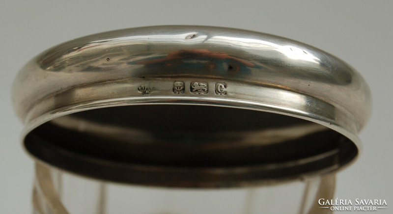 Beautiful antique silver lidded toilet bowl thomas edward atkins 1902
