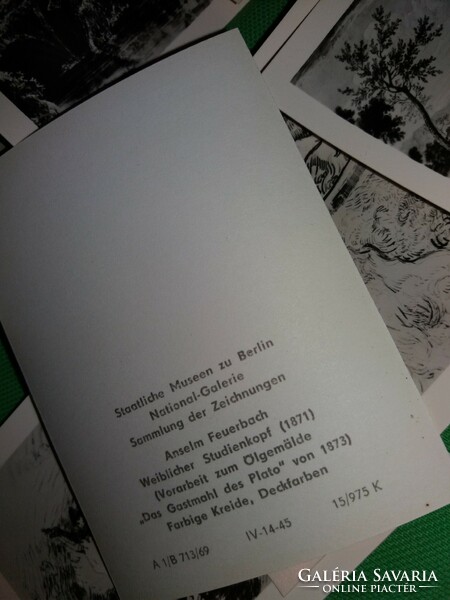 Gyűjtői csemege !1950 cca évek a Berlini Múzeum ismertető emlék szuvenírboltos fénykép gyűjteménye